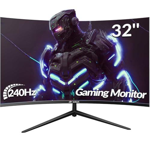 CRUA Gaming Monitor 32 Zoll