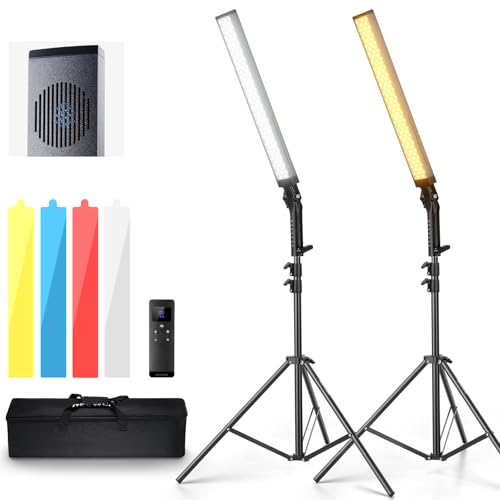 NEEWER 2,4G LED Videoleuchte Lichtstab Handlichtstab Set