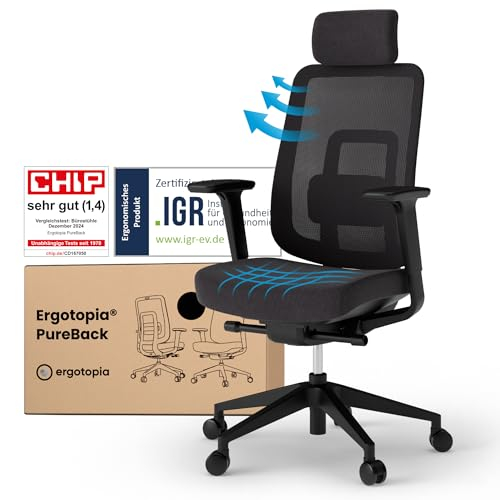 Ergotopia PureBack ergonomischer Bürostuhl
