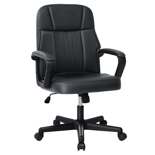 NSMAZXO MIXASTEP Schreibtisch Stuhl Bürostühle PU-Leder