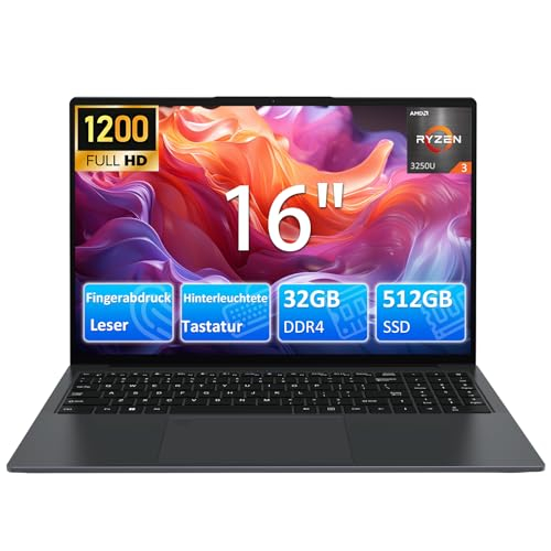 Molegar 16 Zoll Business Student Laptop