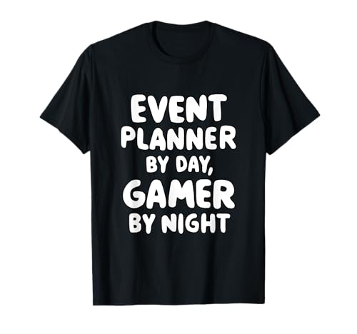 Eventplaner von Day Gamer by Night T-Shirt