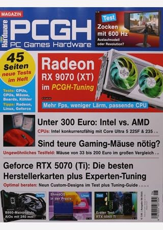 PC Games Hardware Magazin 6/2025 "Radeon RX 9070 (XT) im PCGH Tuning "
