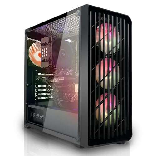 SYSTEMTREFF Gaming PC AMD Ryzen 7 5700X 8x4.6GHz | Nvidia RTX 5060 8GB DX12 | 1TB M.2 NVMe | 32GB DDR4 RAM | Windows 11