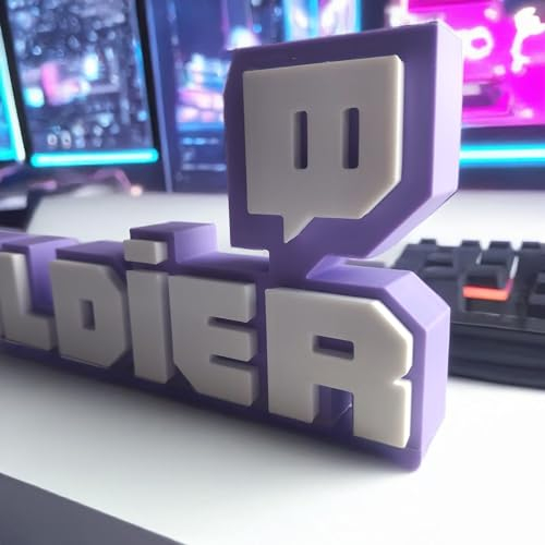 Benutzerdefiniertes Twitch Merch Schild