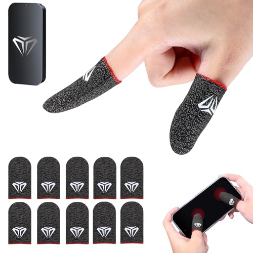Gjinxi 10 Stück Fingerhüllen für Gaming