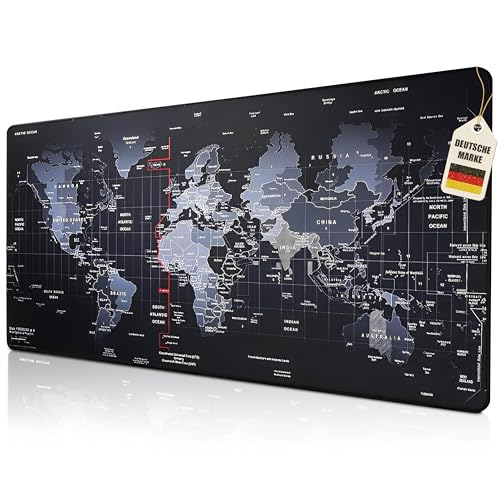 Instinktive-Oase® XXL Mauspad Weltkarte