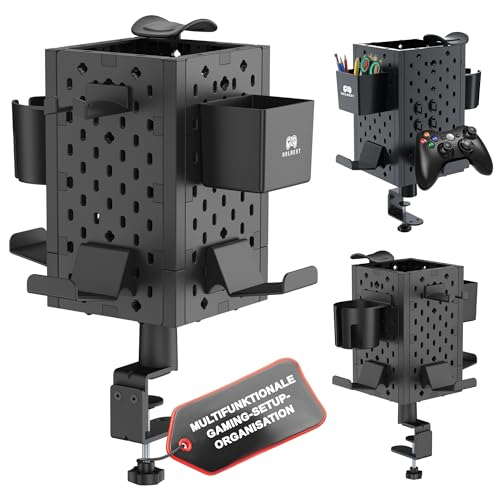 HOLNEST Gaming Pegboard Schreibtisch Organizer