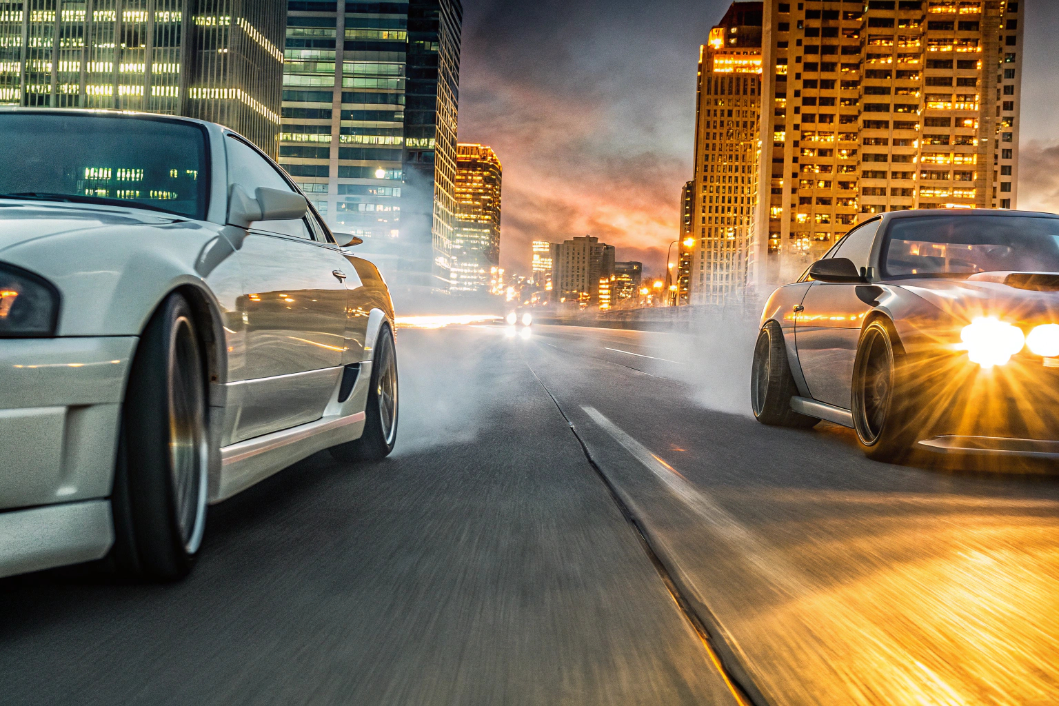 Rasante Verfolgungsjagd in Need for Speed. Need for Speed Rennen