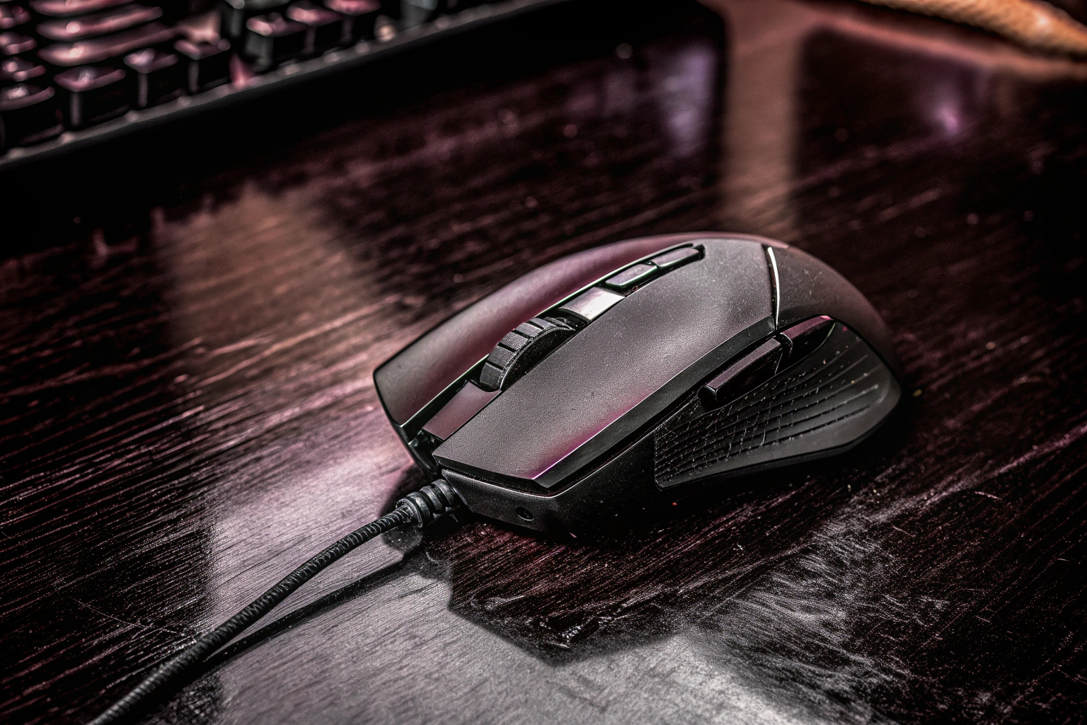Razer Basilisk V3 X HyperSpeed Gaming-Maus mit ihrer ergonomischen Form und den RGB-Beleuchtungseffekten. Razer Basilisk V3 X HyperSpeed Gaming-Maus