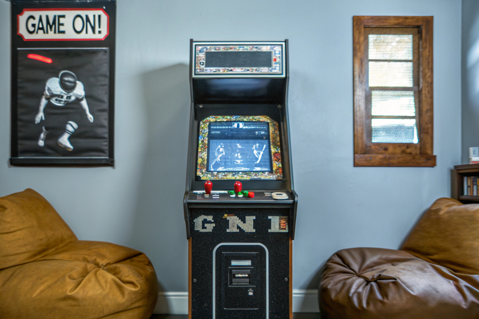 Retro-Gaming-Szene aus Performance Games Retro. Performance Games Retro Gameplay