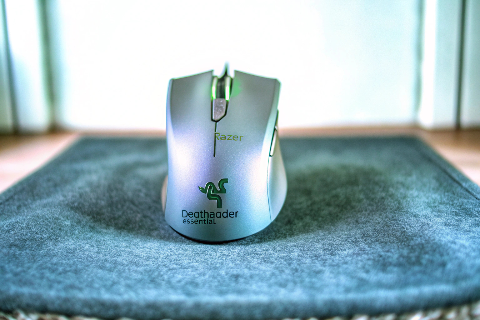 Seitenansicht der Razer DeathAdder Essential Gaming-Maus, die ihre ergonomische Form zeigt. Razer DeathAdder Essential Gaming-Maus