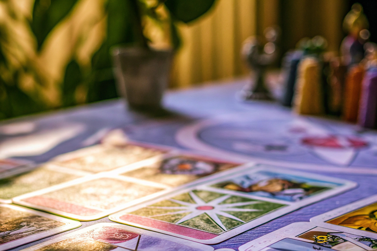 Spieler, die das Luzifers4 Kartenspiel spielen, mit spannenden Karten auf dem Tisch. Luzifers4 Kartenspiel