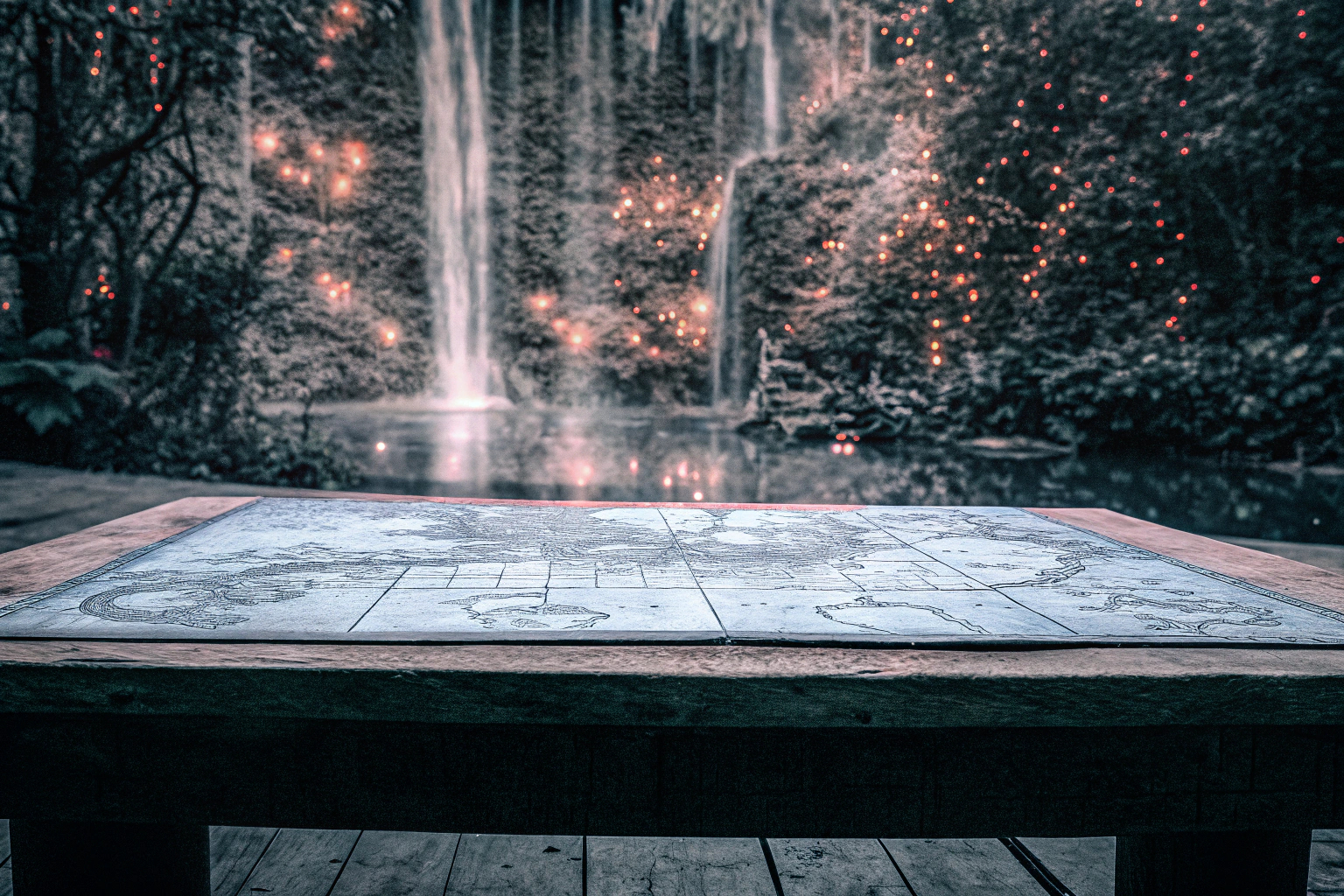 Spieler tauchen in ein Fantasy-Abenteuer-Spiel ein und lösen gemeinsam Rätsel. Fantasy-Abenteuer-Spiel