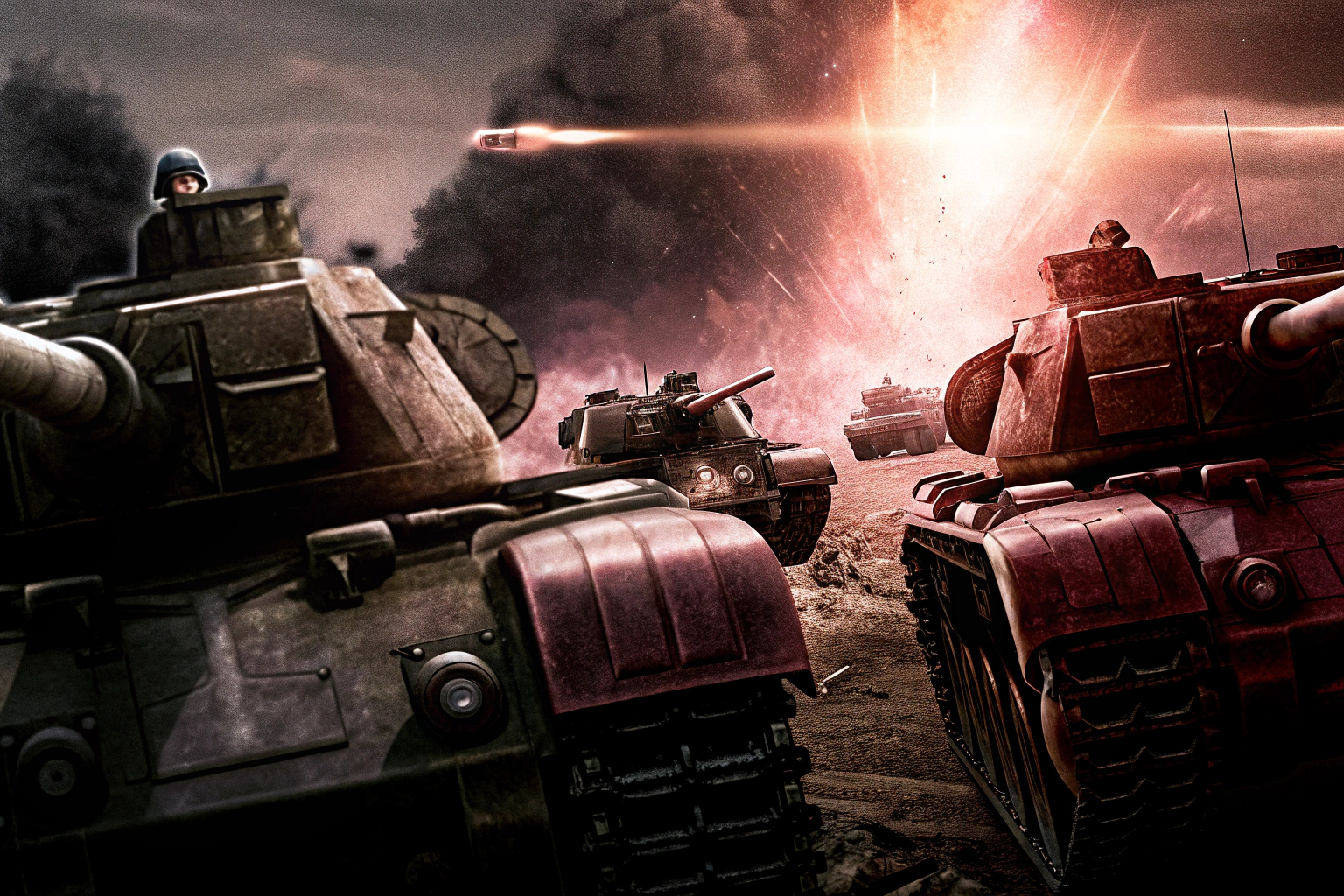 Spielszene aus Command & Conquer Remastered mit taktischen Einheiten in Aktion. Command & Conquer Remastered Gameplay