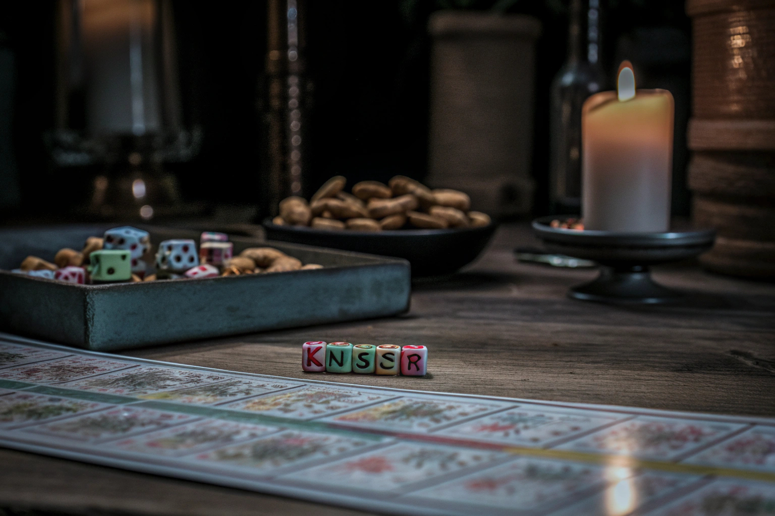 Würfelspiel KNISTER in Aktion Würfelspiel KNISTER