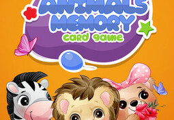 Cute Animals Memory Card Game