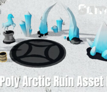 GameGuru MAX Low Poly Asset Pack - Arctic Ruins