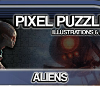 Pixel Puzzles Illustrations & Anime - Jigsaw Pack: Aliens