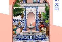 The Sims 4: Courtyard Oasis Kit