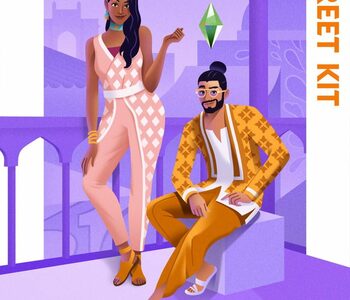 Die Sims 4 Fashion Street-Set