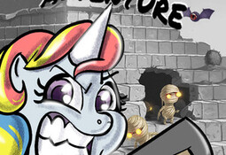 Unichrome: A 1-Bit Unicorn Adventure