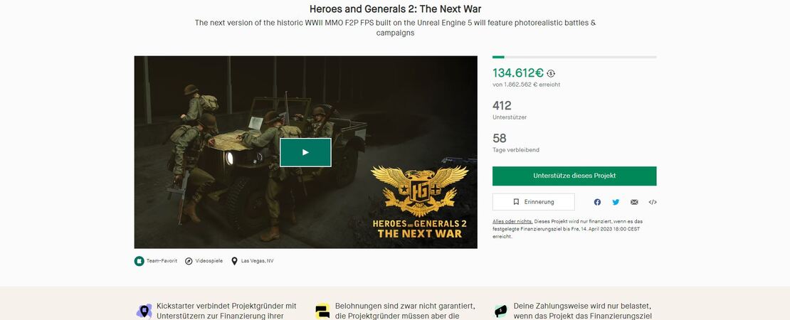 Heroes and Generals 2 - WWII MMO bekommt Update auf Unreal Engine 5