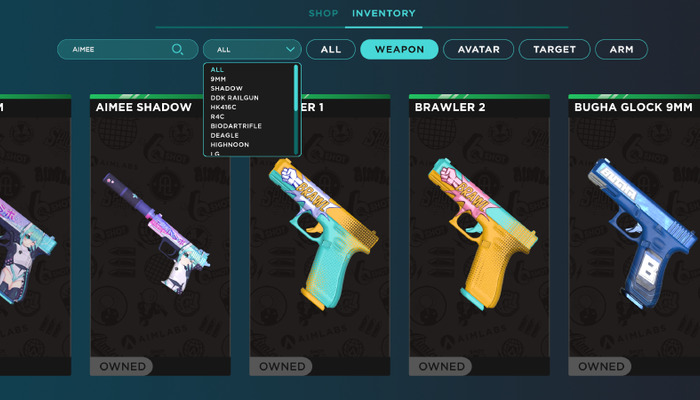 Aim Lab Update: Improved In-Game Shop and New Inventory System: All Information & Updates at a Glance