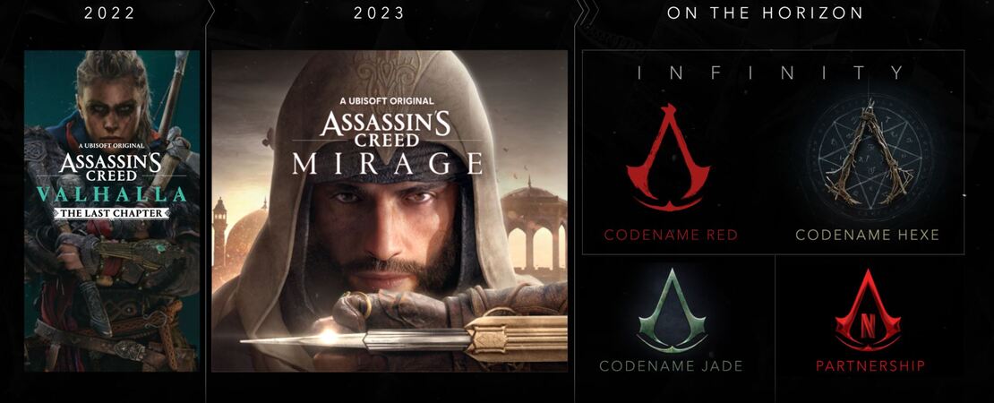 Assassin’s Creed - Codenaam Rood, Codenaam Heks en Infinity geteased