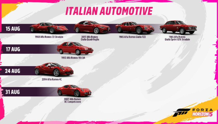 Forza Horizon 5: The Italian Automotive Festival