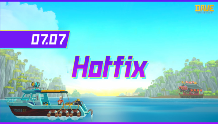 DAVE THE DIVER: Everything you need to know about the latest hotfix