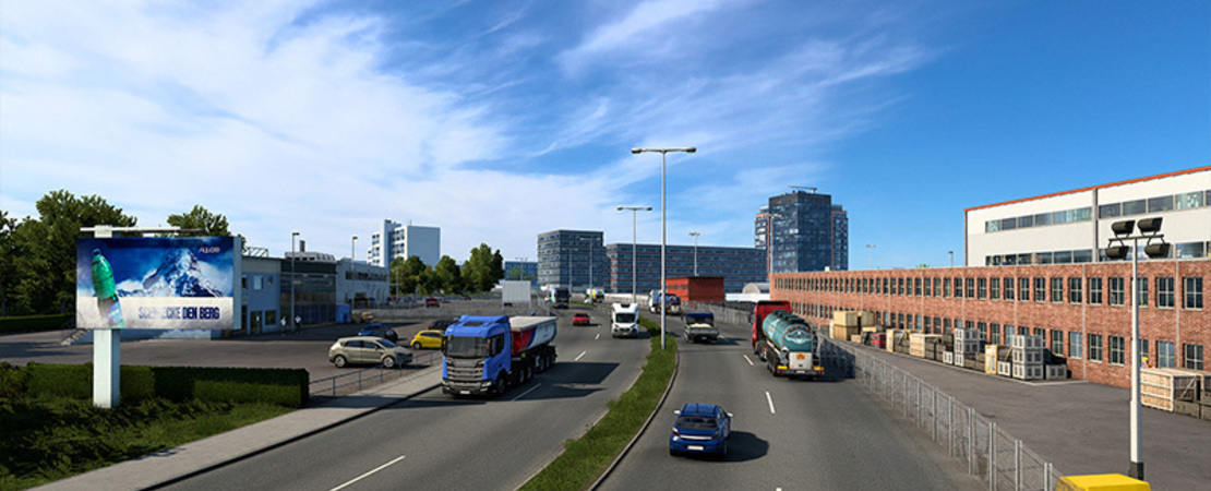 Euro Truck Simulator 2 - German cities in a new light