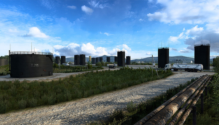 Euro Truck Simulator 2: Westelijke Balkan: Albanese olie-industrie