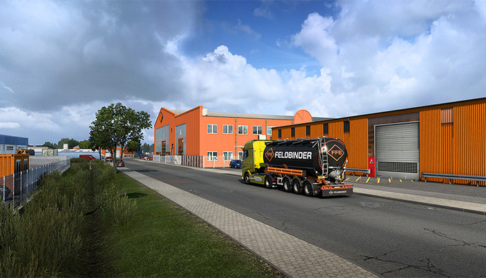 Euro Truck Simulator 2: Winsen and Feldbinder Factory in Update 1.48