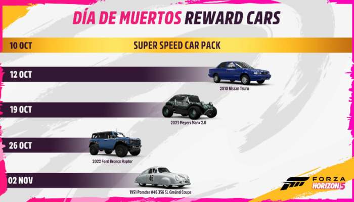 Forza Horizon 5: Neues vom Día de Muertos Festival