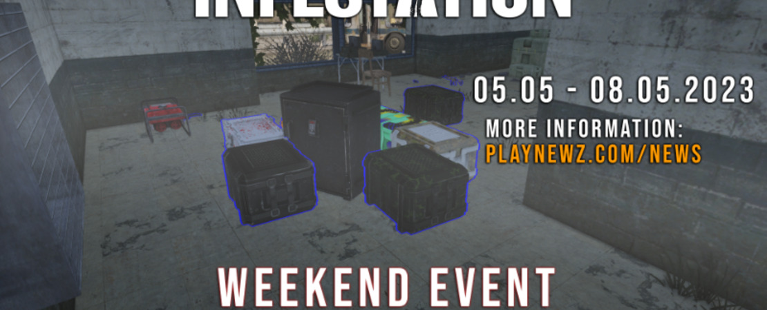 Infestation: The New Z - Box Hunting Event - Cosmetische schatten vinden op officiële arcade-servers