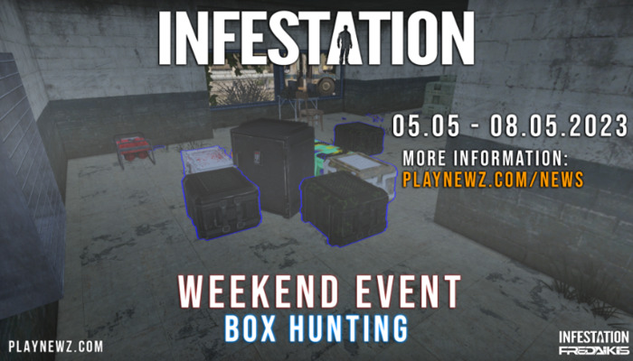 Infestation: The New Z - Box Hunting Event: Find cosmetic treasures on official arcade servers