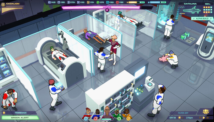 Jumplight Odyssey: From Space Flight to Crew Management