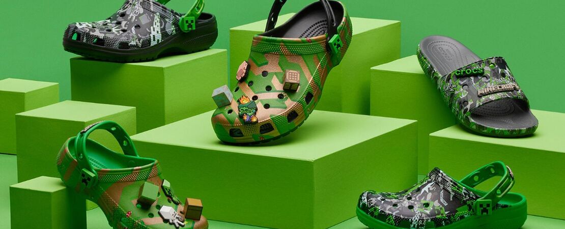 Minecraft-Inspired Crocs Collection - A first for both companies