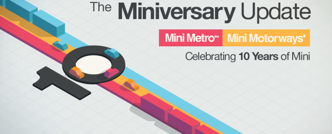 Mini Metro - 10. Geburtstag mit riesigem Update!