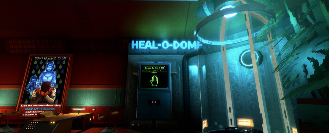 RetroSpace - Funky FPS horror game showcases its expansive space station