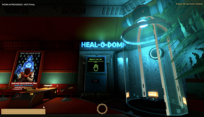 RetroSpace: Funky FPS-horrorspel toont zijn uitgestrekte ruimtestation