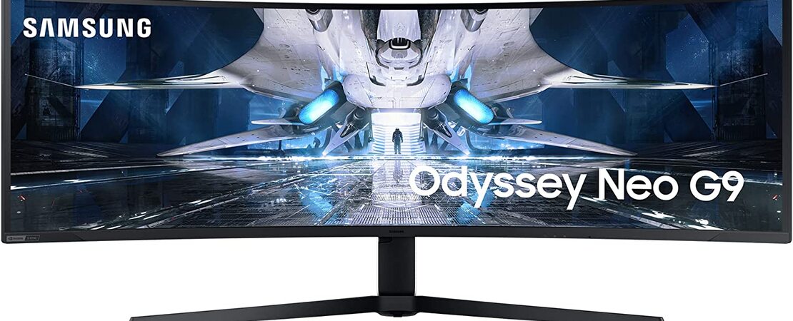 Samsung - First 8K Ultrawide Gaming Monitor with DP 2.1