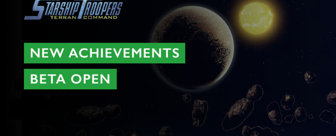 Starship Troopers: Terran Command - Nieuwe prestaties zijn beschikbaar! - Prestaties in de open bèta-versie nu beschikbaar