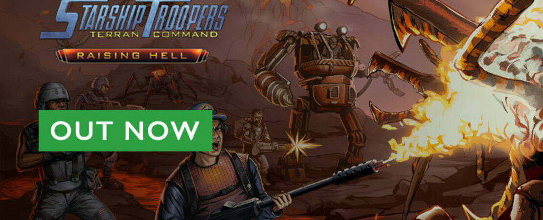 Starship Troopers - Terran Command - Raising Hell DLC Released