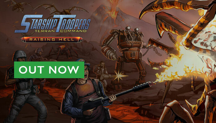 Starship Troopers - Terran Command: Raising Hell DLC Released