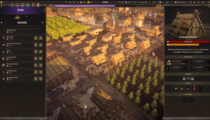Thrive – Die Bürde der Krone: Medieval City Builder mit RTS-Kämpfen im Early Access