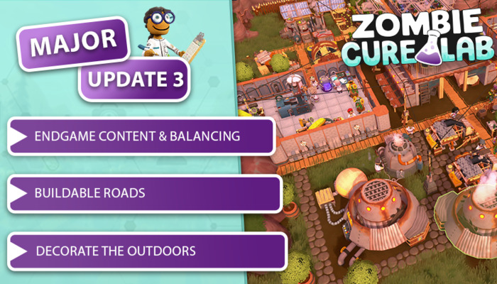 Zombie Cure Lab: Update brings fresh air into the game: From new streets to a revised endgame - all the info at a glance